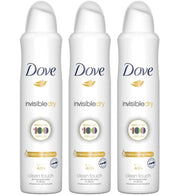 (BUNDLE OF 3) DOVE INVISIBLE DRY DEODORANT SPRAY 250ML