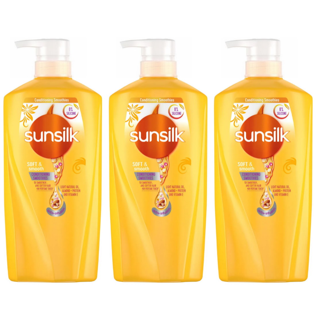 (BUNDLE OF 3) SUNSILK SOFT AND SMOOTH CONDITIONER 625ML