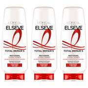 (BUNDLE OF 3) L'OREAL PARIS TOTAL REPAIR 5 RESTORING CONDITIONER 265ML