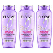(BUNDLE OF 3) LOREAL PARIS ELSEVE HYALURON MOISTURE SHAMPOO 280ML (EXP: 09/2027)