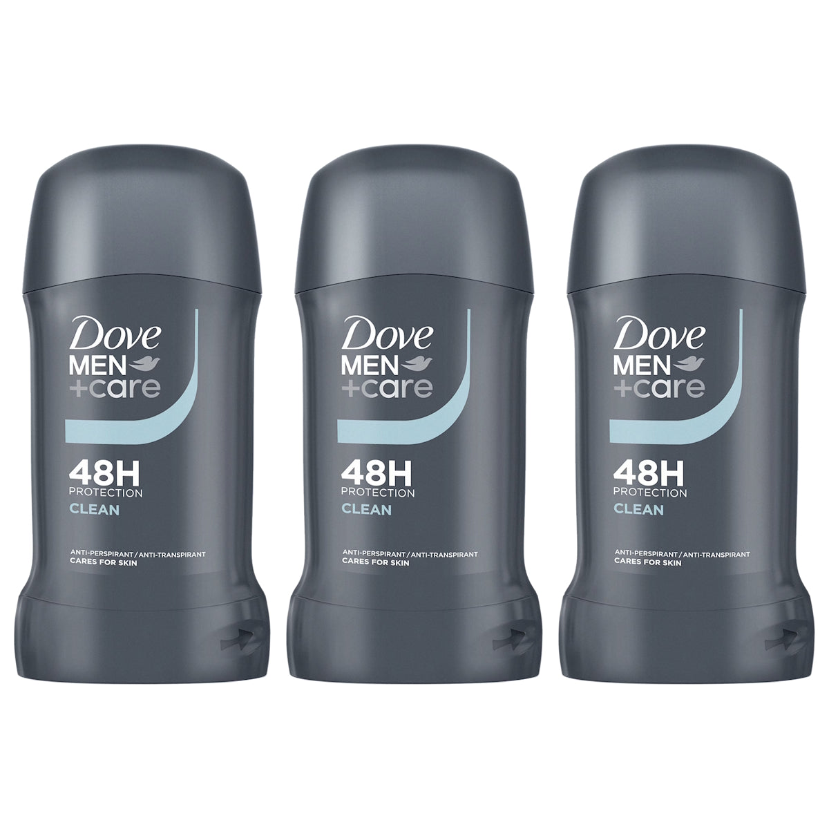 (BUNDLE OF 3) DOVE MEN+CARE DEODORANT STICK CLEAN 50ML