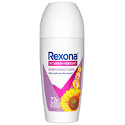 REXONA DEODORANT ROLL ON VITAMIN+BRIGHT SUNFLOWER CARE 45ML (EXP: 07/2027)
