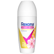 REXONA DEODORANT ROLL ON VITAMIN+BRIGHT SAKURA RADIANCE 45ML (EXP: 11/2027)