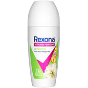 REXONA DEODORANT ROLL ON NATURAL BRIGHTENING FRESH LILY FOR WOMEN 45ML