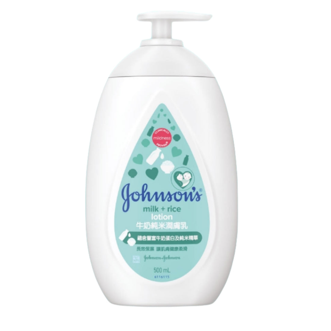 JOHNSON BABY MILK LOTION 500ML