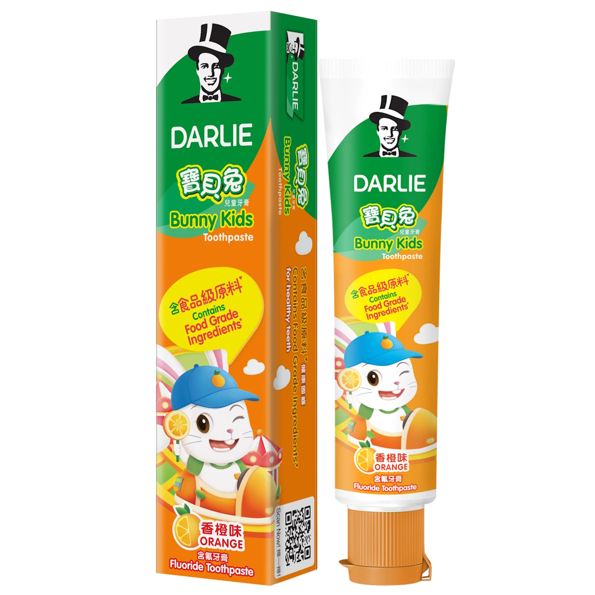 DARLIE BUNNY KIDS TOOTHPASTE (ORANGE) 40G