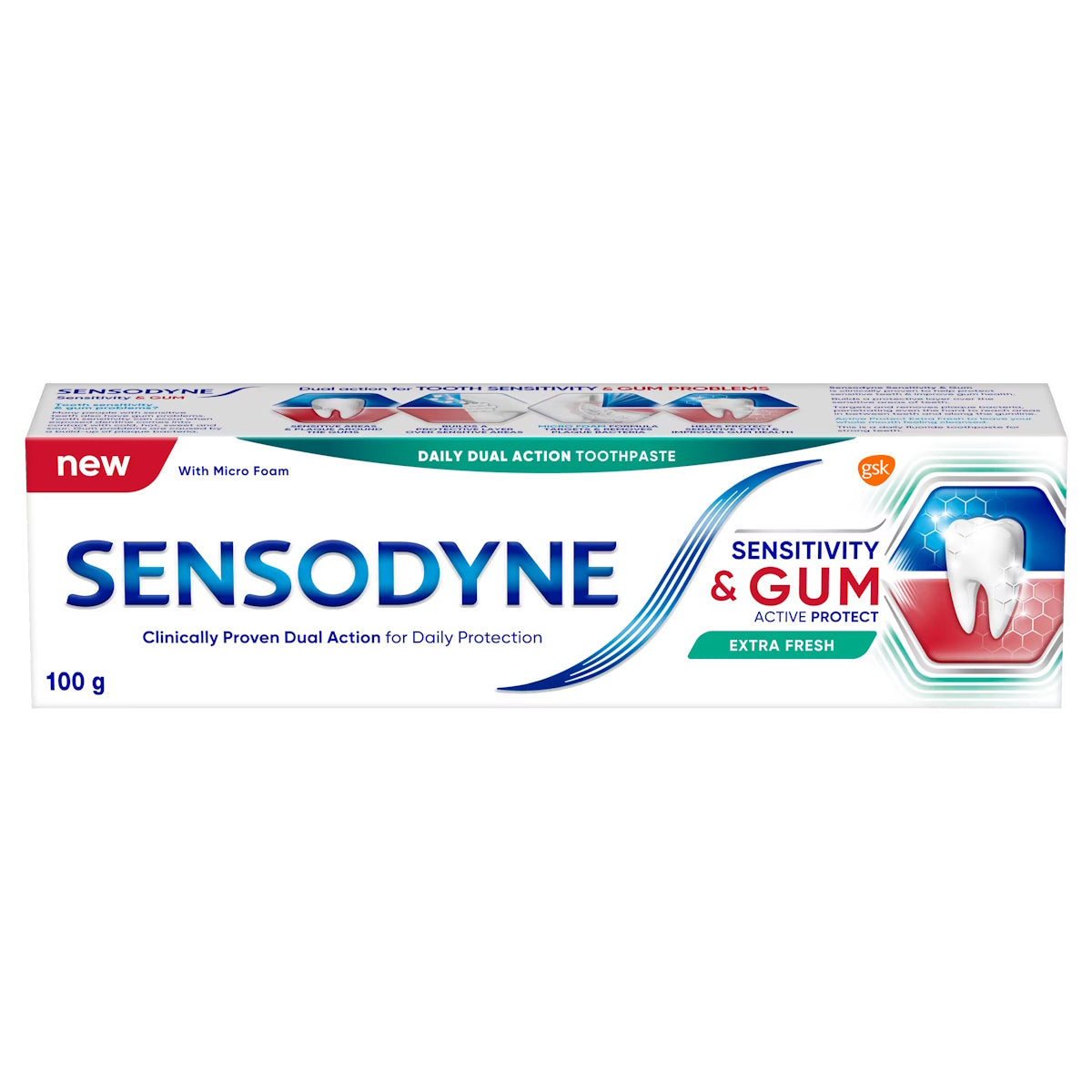 SENSODYNE SENSITIVITY & GUM EXTRA FRESH 100G