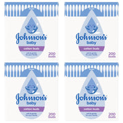 (BUNDLE OF 4) JOHNSON BABY COTTON BUDS 200S