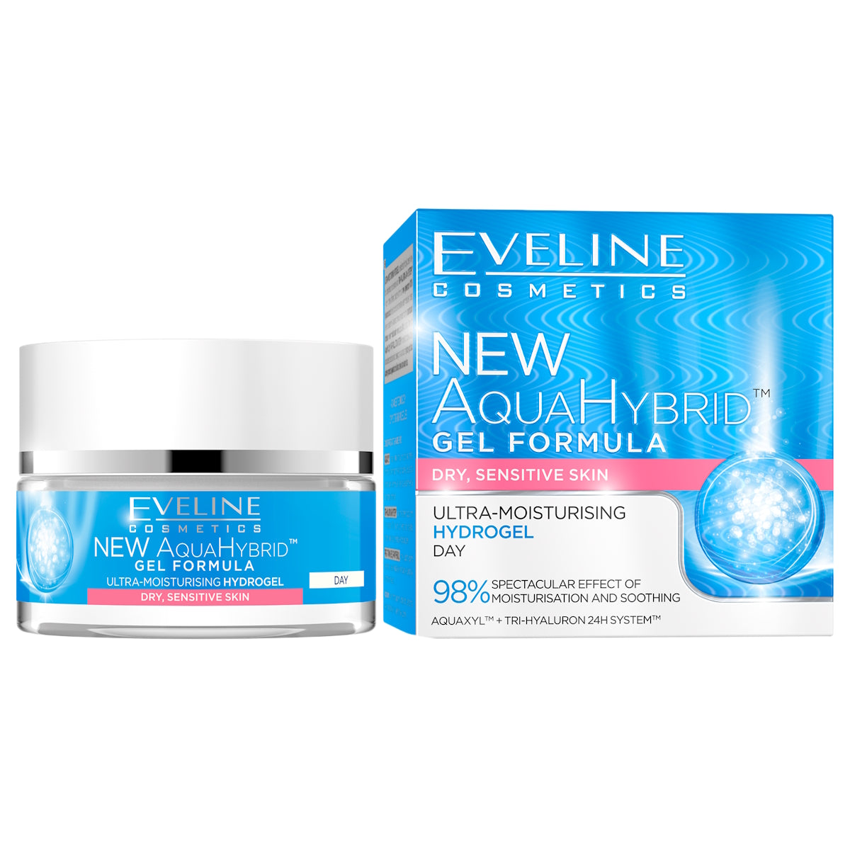 EVELINE NEW AQUA HYBRID ULTRA-MOISTURISING HYDROGEL 50ML  (EXP:09/2026)