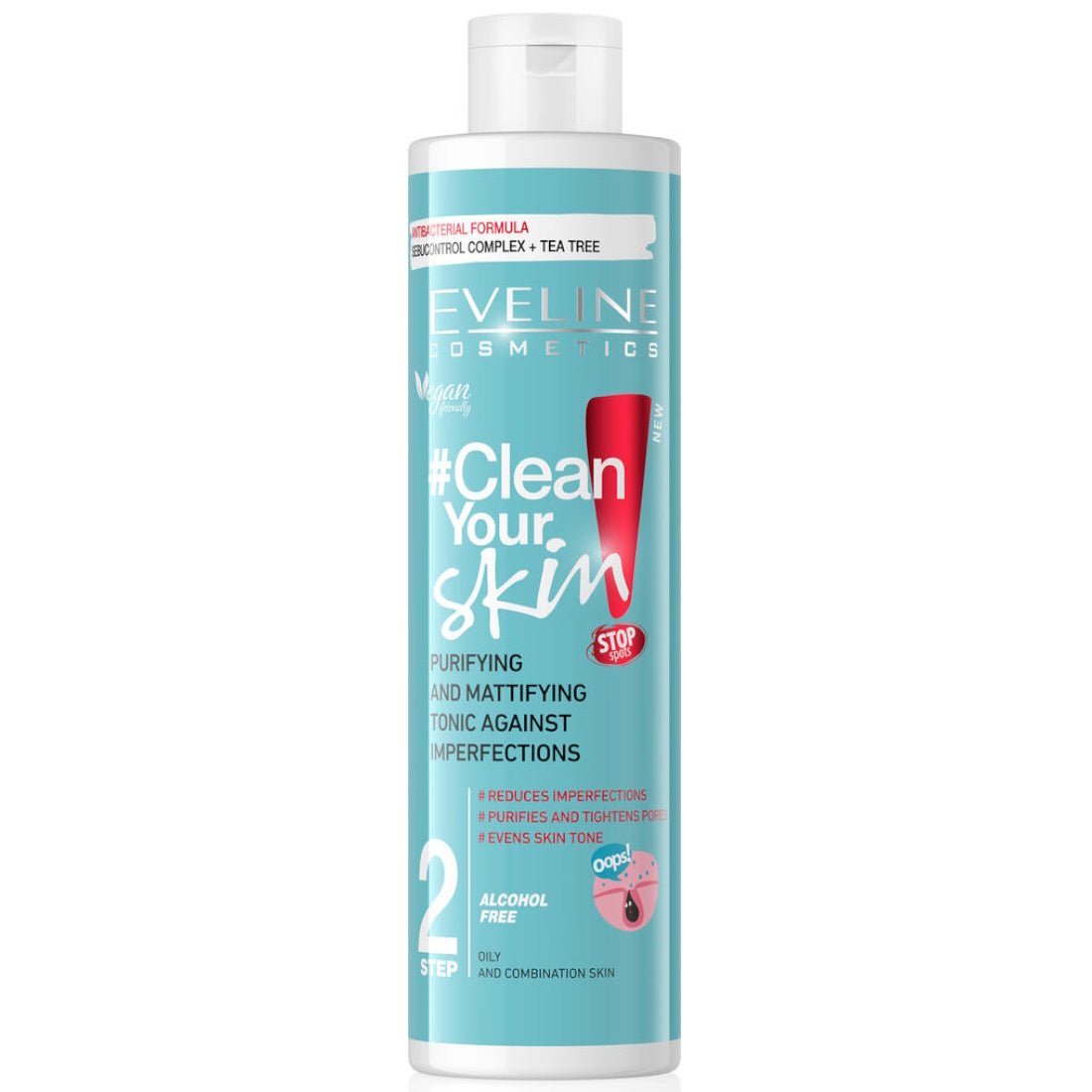 EVELINE CLEAN YOUR SKIN PURIFYING AND MATTIFYING TONIC 200ML