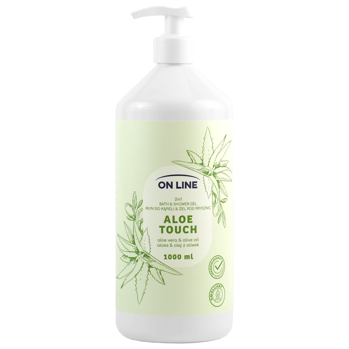 ON LINE BATH & SHOWER GEL ALOE TOUCH 1000ML