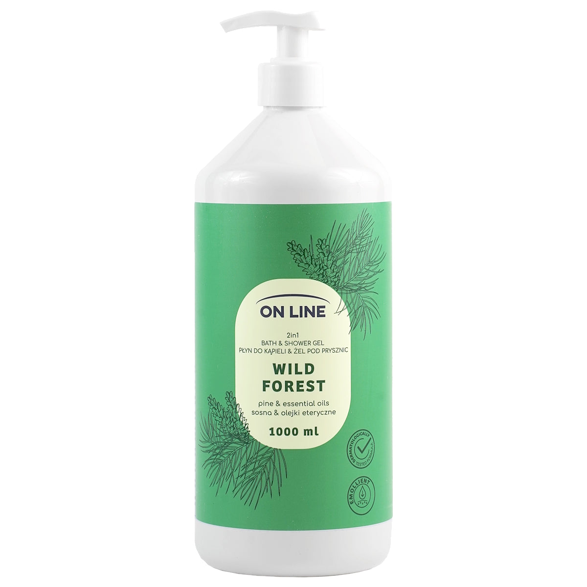 ON LINE BATH & SHOWER GEL WILD FOREST 1000ML