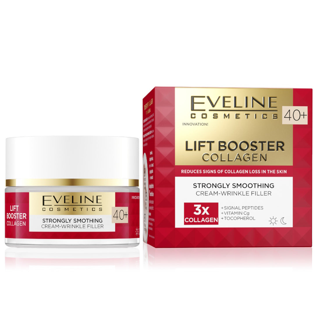 EVELINE LIFT BOOSTER COLLAGEN STRONGLY SMOOTHING 40+ 50ML (EXP:10/2027)