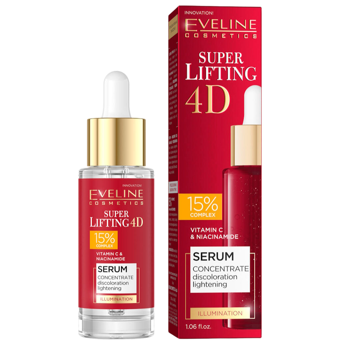 EVELINE SUPER LIFTING 4D SERUM ILLUMINATION 30ML (EXP:03/2027)