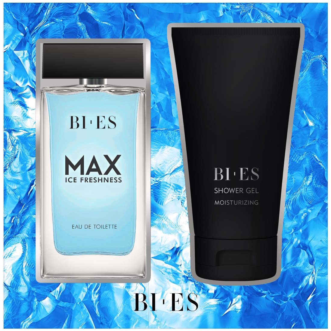 BI-ES MAX ICE FRESHNESS GIFT SET (EDT 90ML + SHOWER GEL 150ML) EXP:09/2027