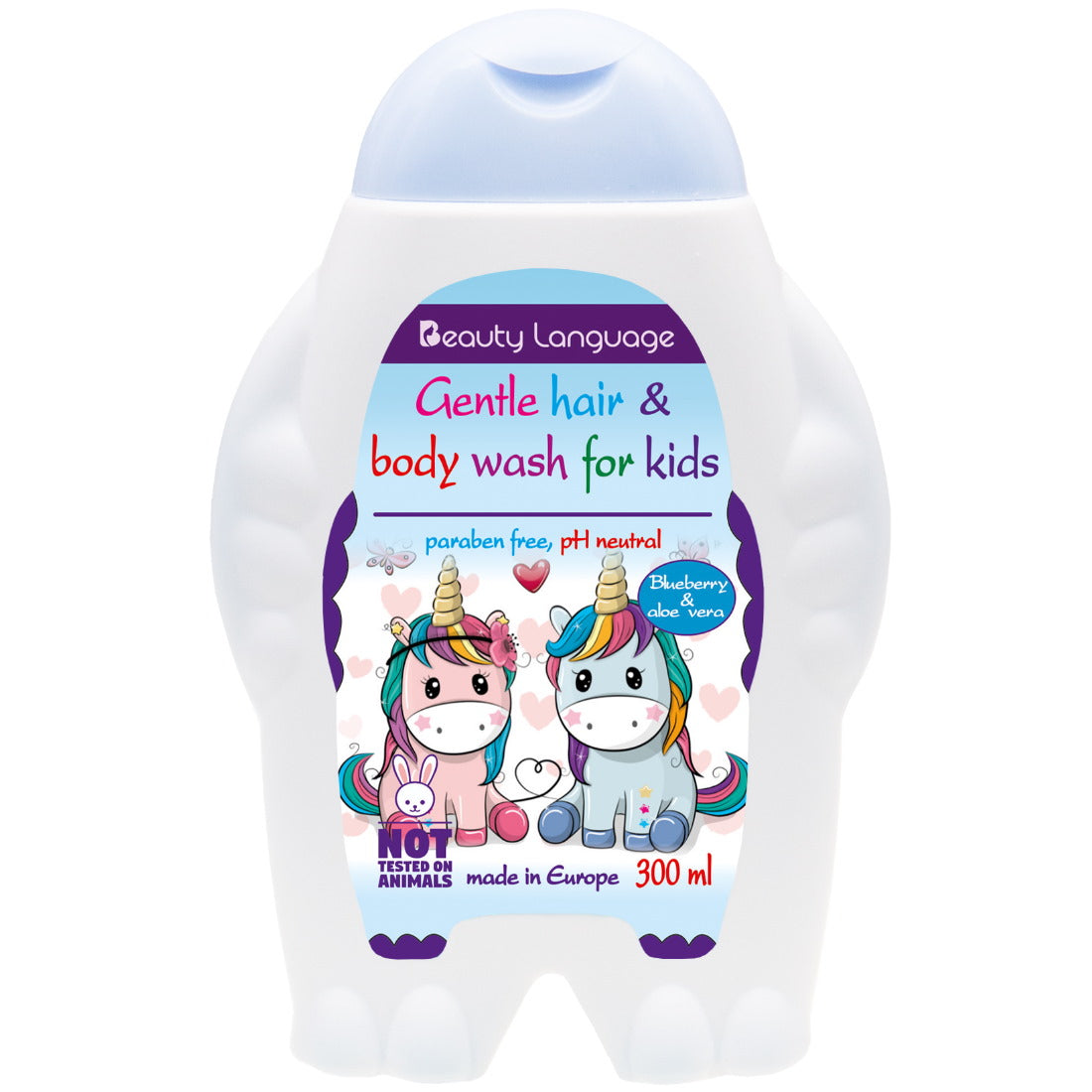 BL KIDS GENTLE HAIR & BODY WASH (BLUEBERRY & ALOE VERA) 300ML