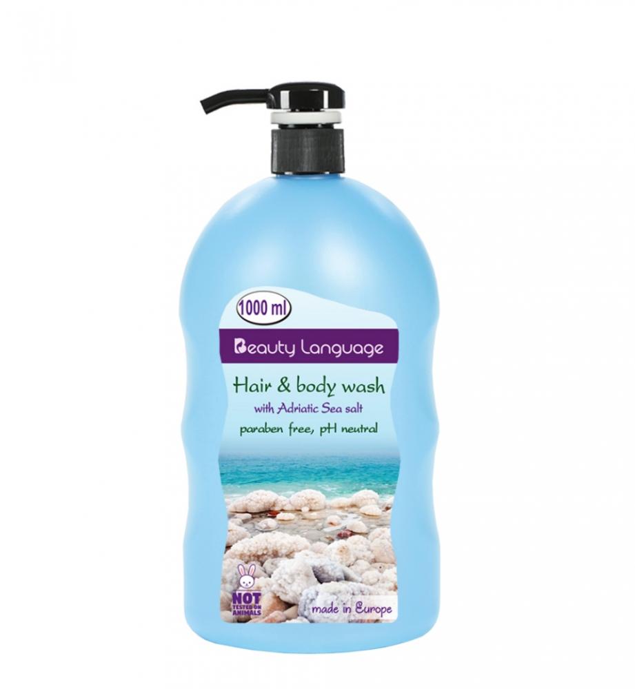 BL HAIR & BODY WASH WITH ADRIATIC SEA SALT 1000ML
