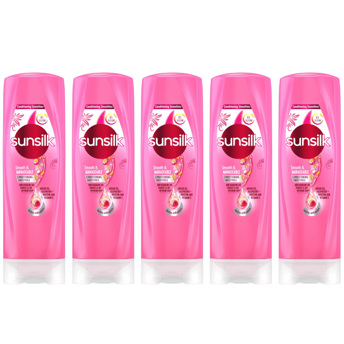 (BUNDLE OF 5) SUNSILK SMOOTH & MANAGEABLE CONDITIONER 300ML