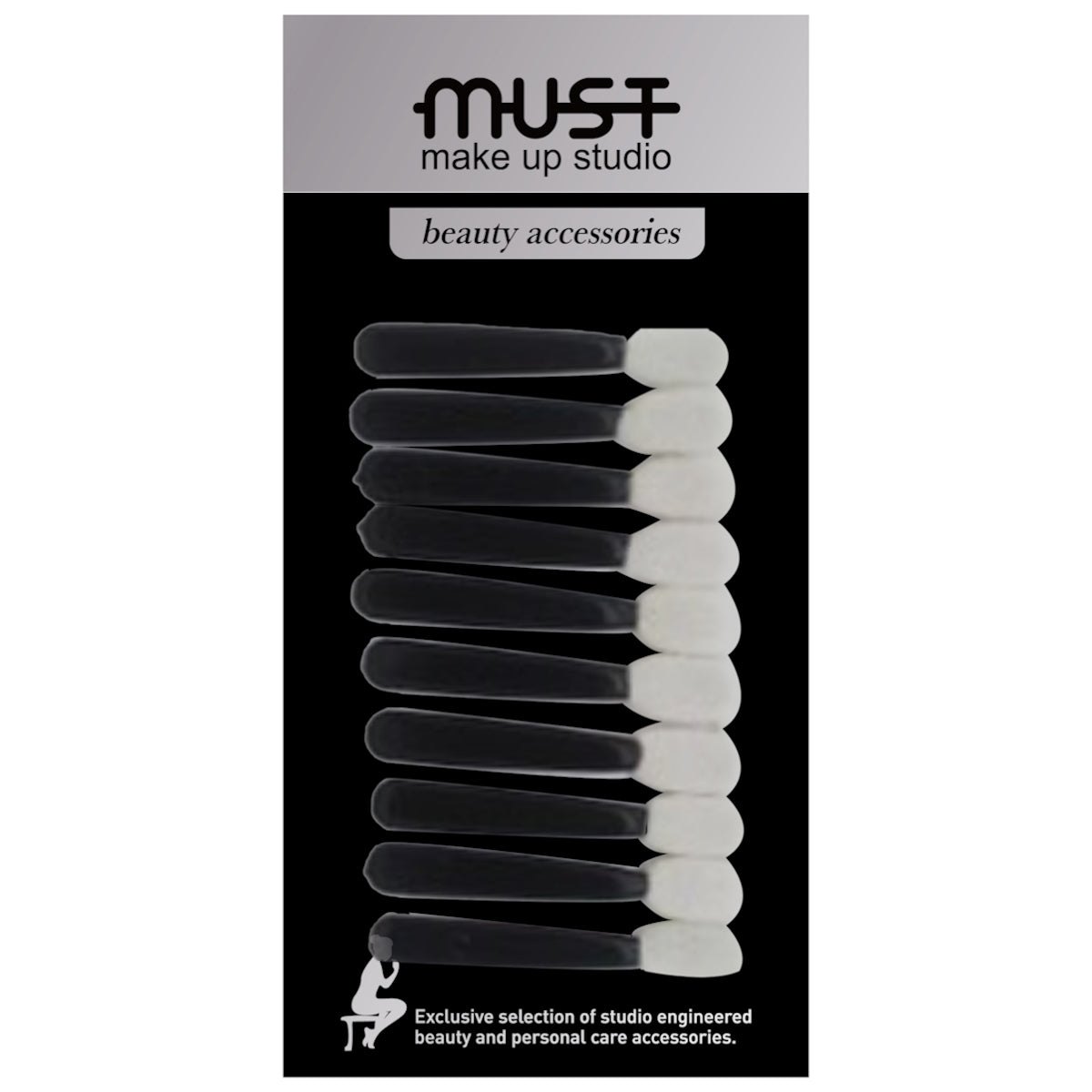 MUST 6397 EYESHADOW APPLICATOR 10PCS
