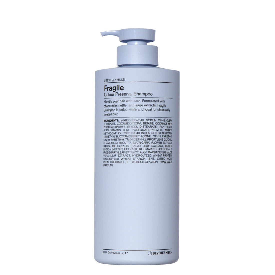 J BEVERLY HILLS FRAGILE SHAMPOO 936ML (EXP:06/2027)