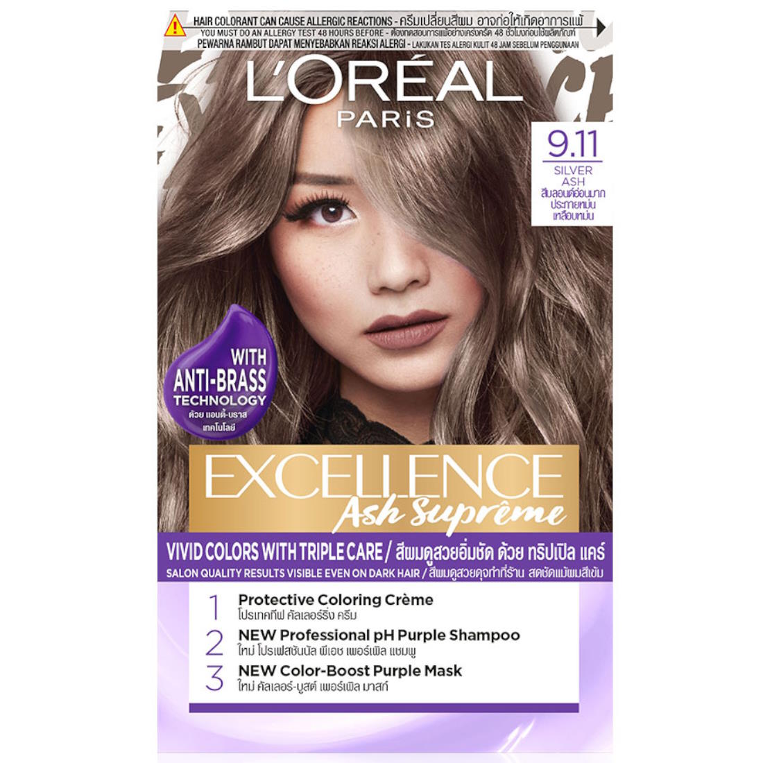 L'Oreal Excellence Ash Supreme 9.11 Silver Ash