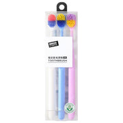 KINEPIN J1242 COLORFUL SOFT BRISTLES TOOTHBRUSH 3PCS