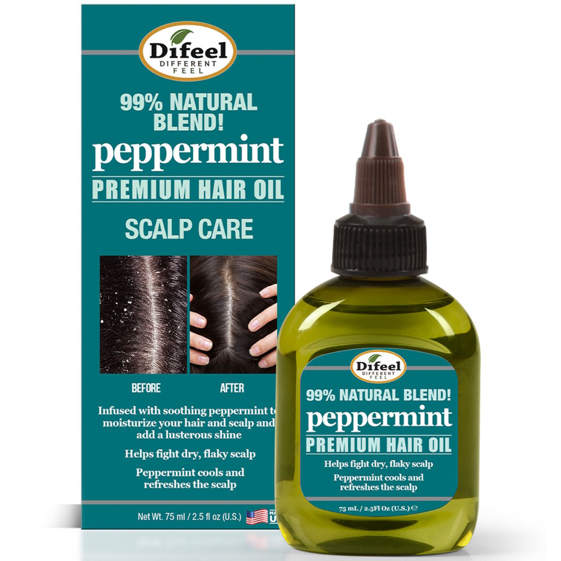 DIFEEL PEPPERMINT SCALP CARE PREMIUM HAIR OIL 75ML