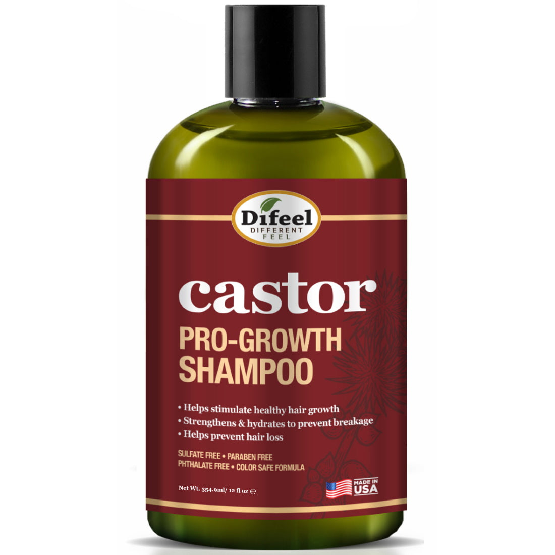 DIFEEL CASTOR PRO-GROWTH SHAMPOO 355ML