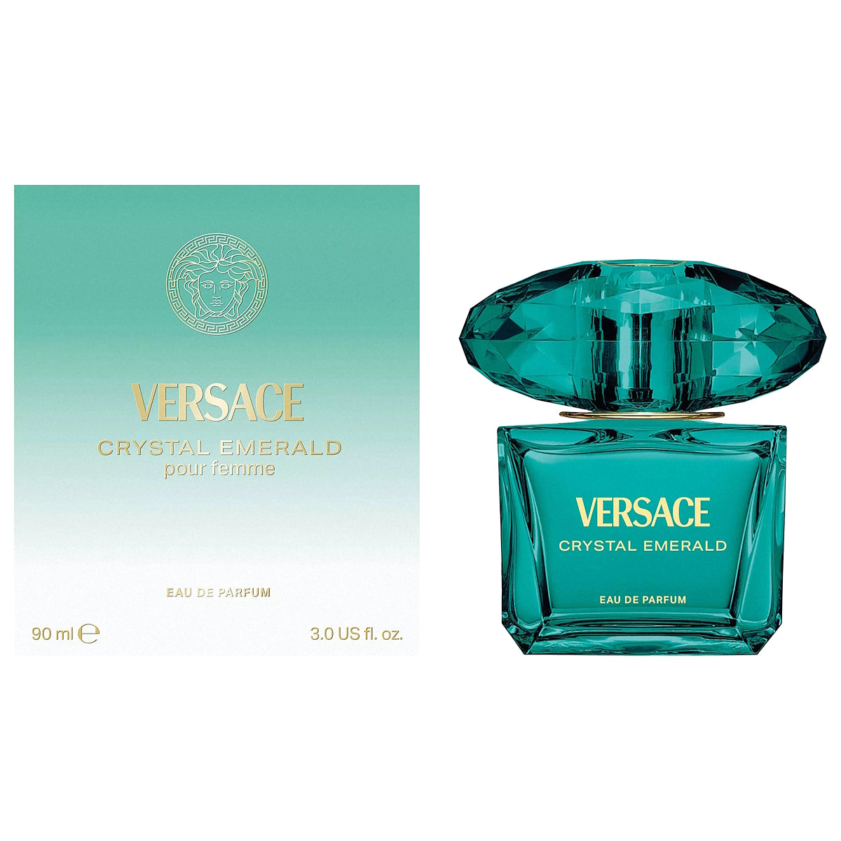 VERSACE CRYSTAL EMERALD POUR FEMME EAU DE PARFUM 90ML
