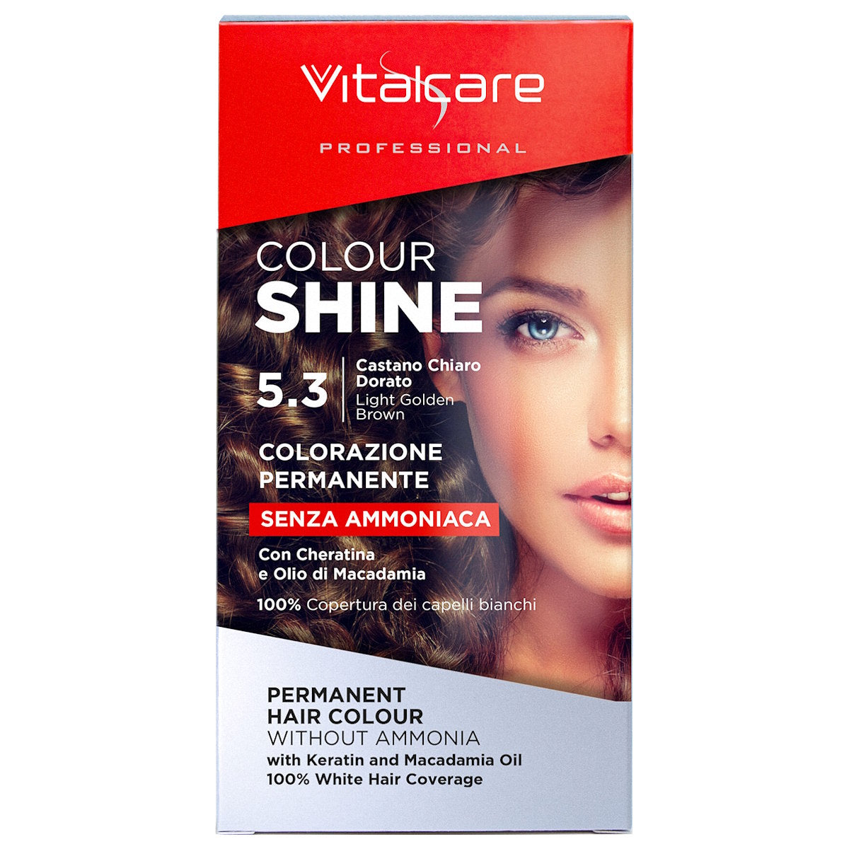 VITALCARE COLOUR SHINE WITH KERATIN #5.3 (LIGHT GOLDEN BROWN)