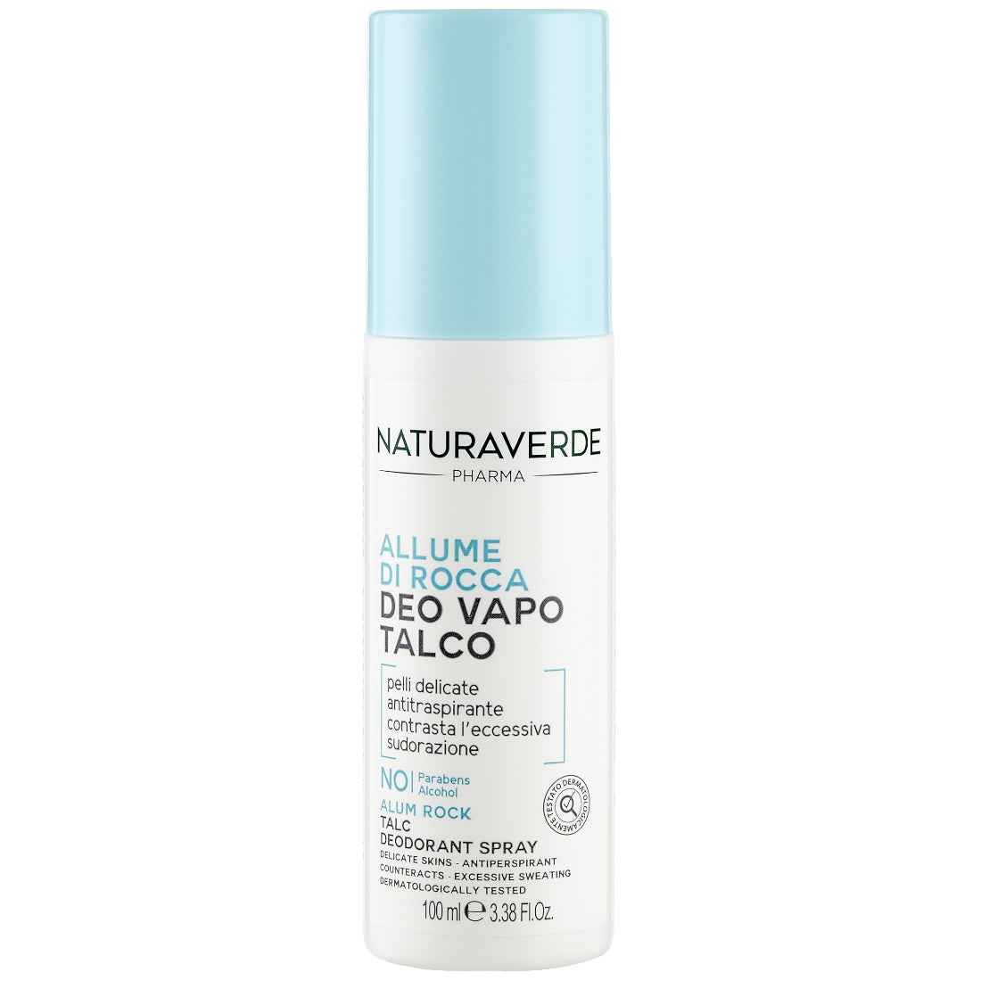 NATURAVERDE PHARMA ALUM ROCK TALC DEODORANT SPRAY 100ML