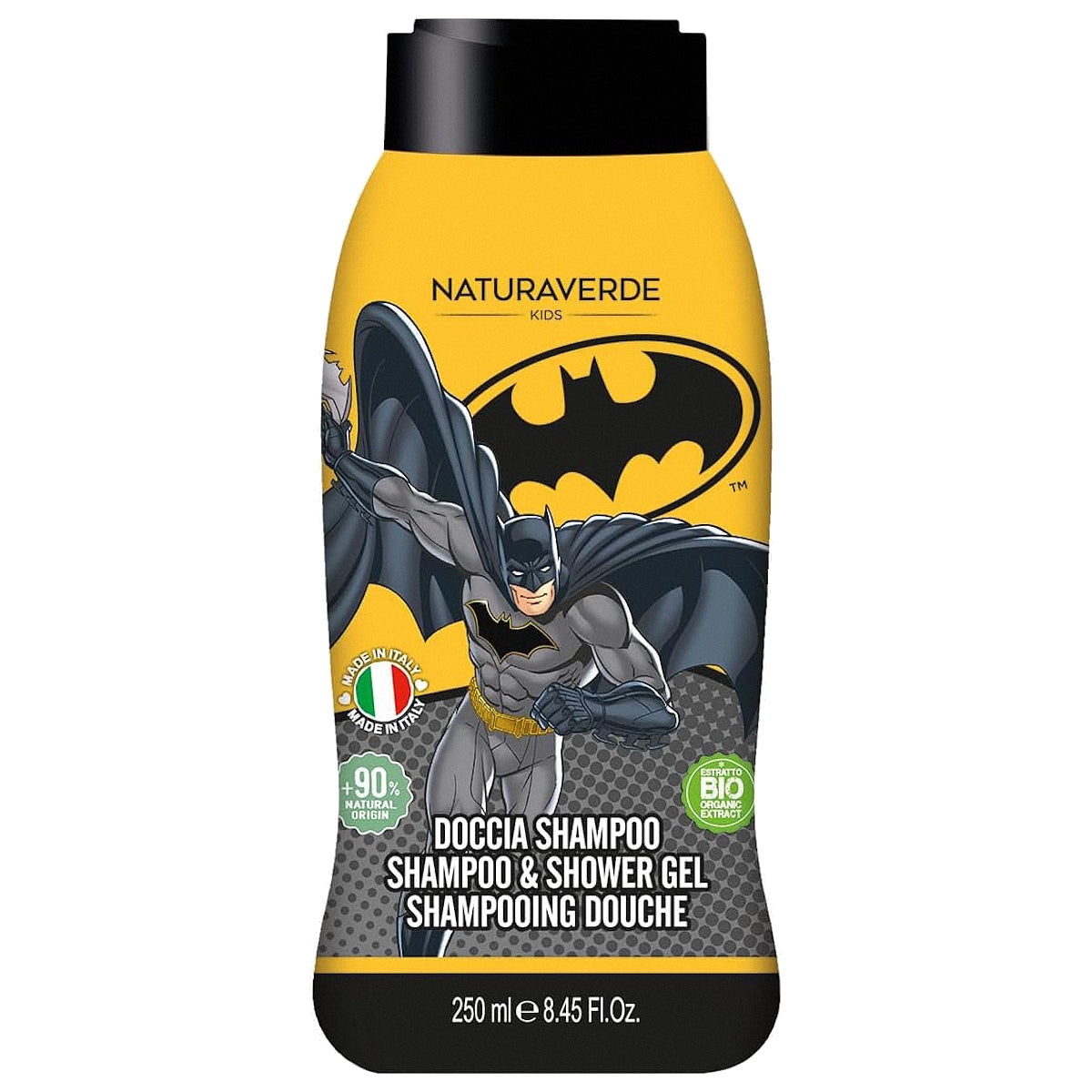 NATURAVERDE BATMAN SHAMPOO & SHOWER GEL 250ML
