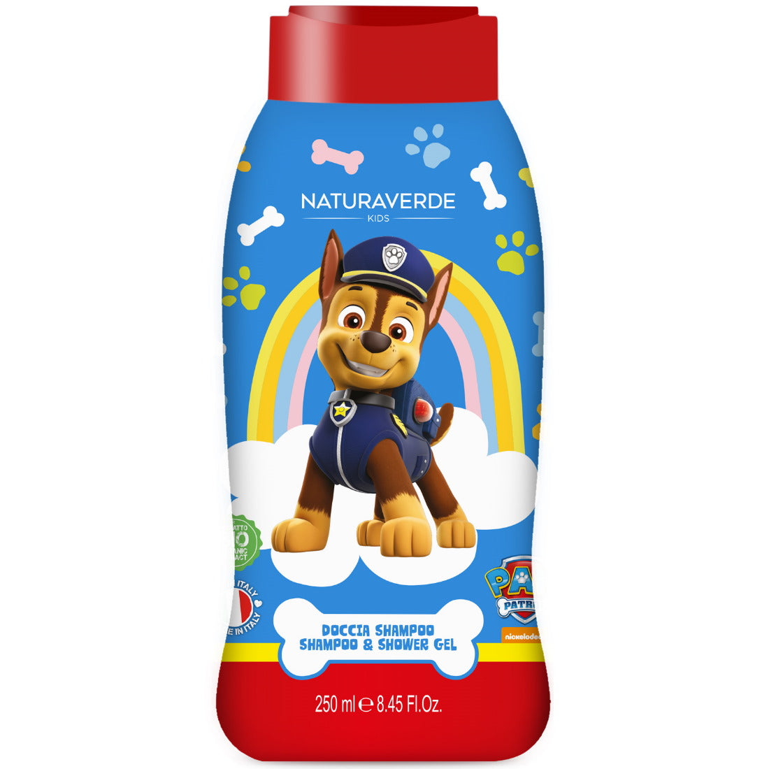 NATURAVERDE PAW PATROL SHAMPOO & SHOWER GEL 250ML