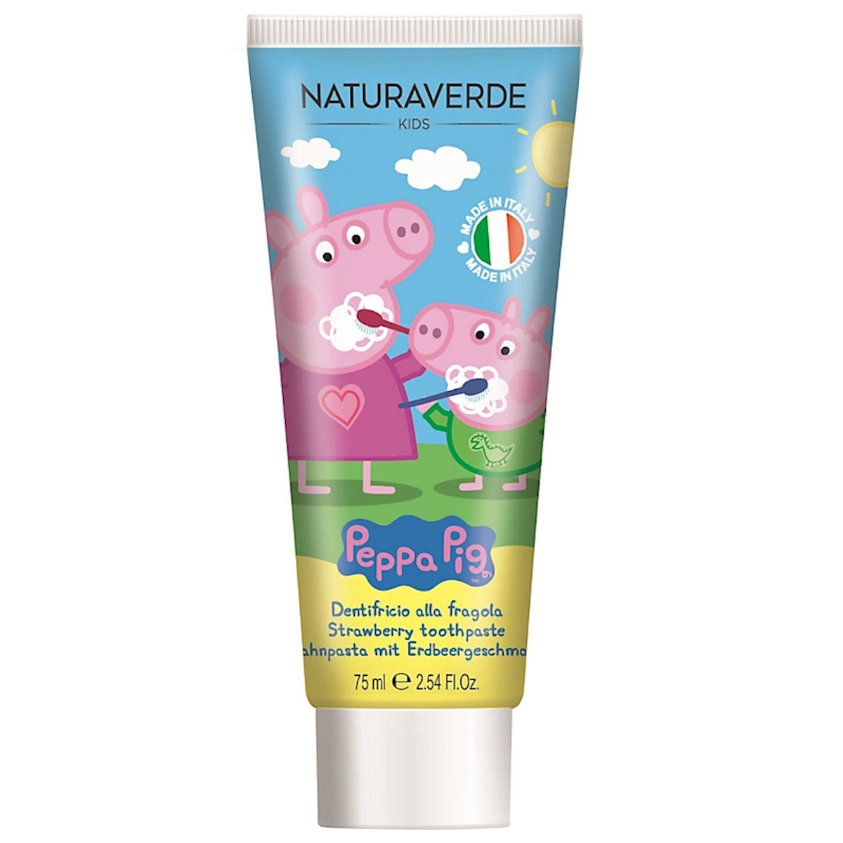 NATURAVERDE PEPPA PIG TOOTHPASTE STRAWBERRY 75ML