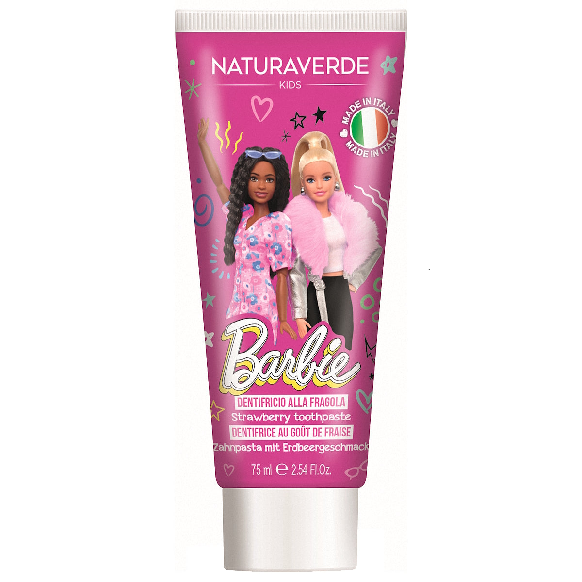 NATURAVERDE BARBIE STRAWBERRY TOOTHPASTE 75ML