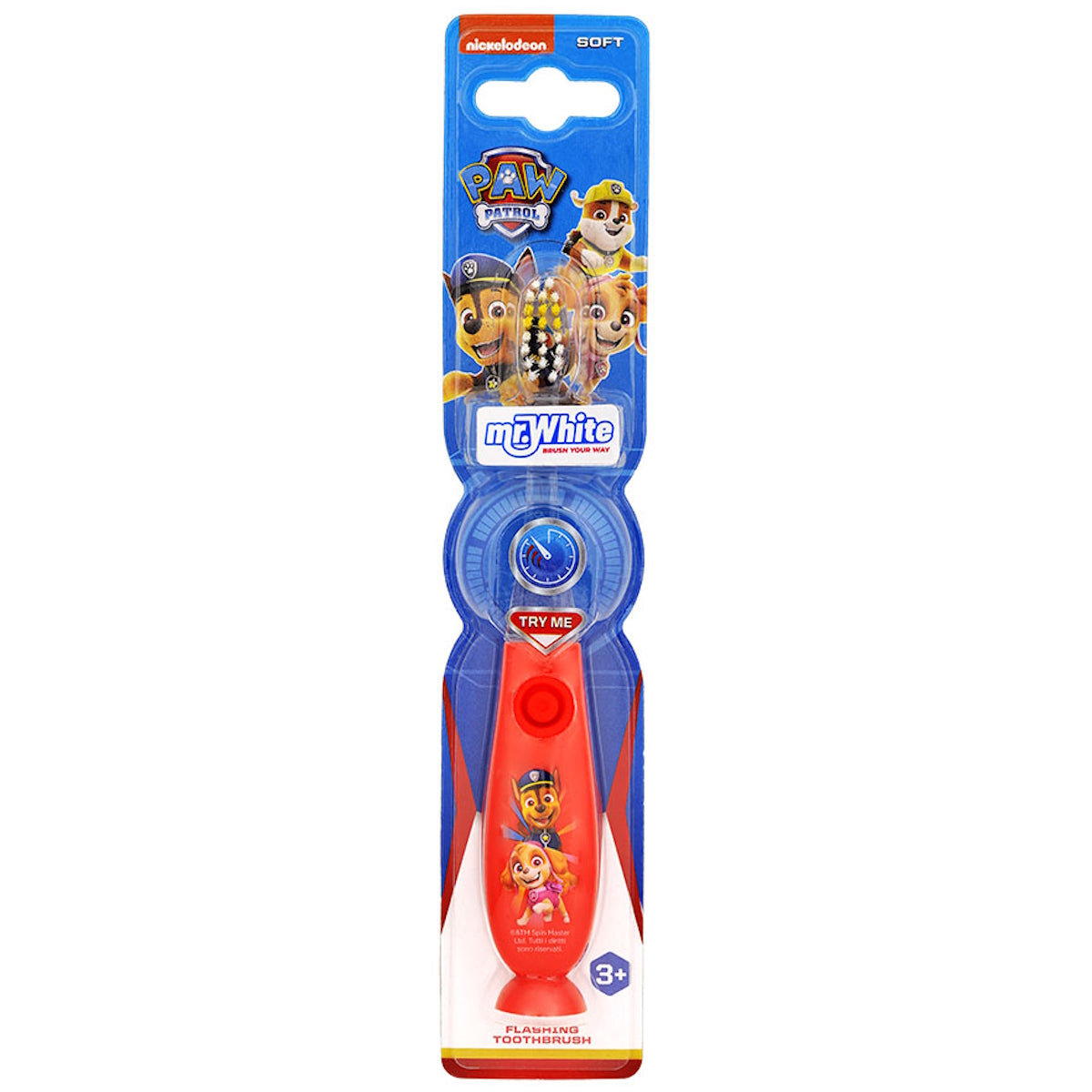 MR WHITE PAW PATROL FLASHING TOOTHBRUSH