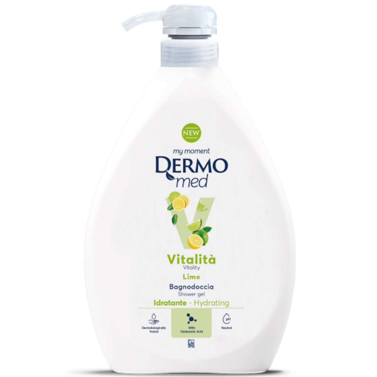 DERMOMED SHOWER GEL LIME 1000ML