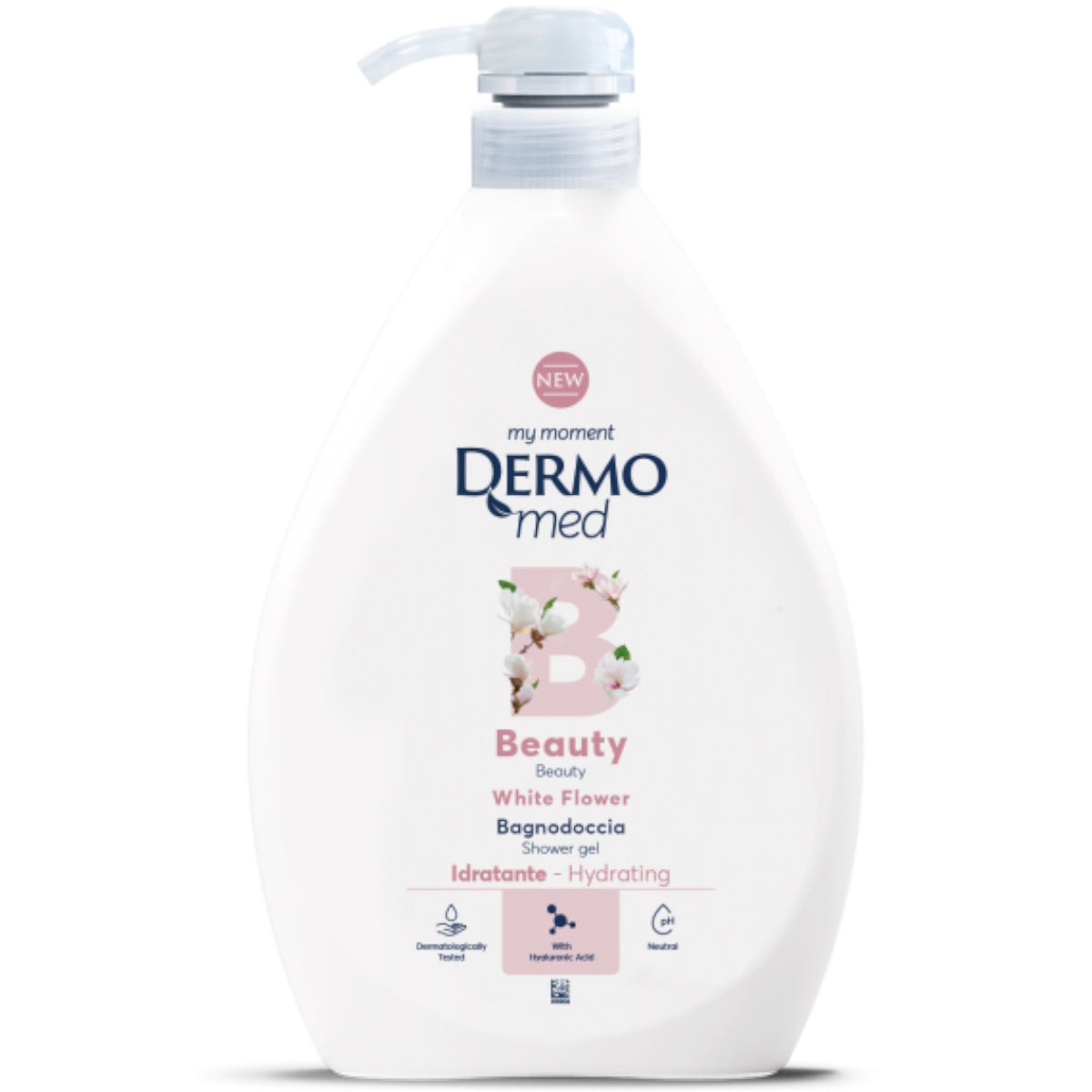 DERMOMED SHOWER GEL WHITE FLOWER 1000ML