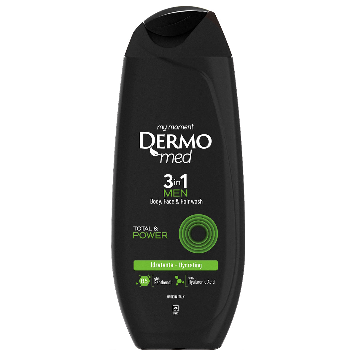 DERMOMED MEN 3 IN 1 WASH TOTAL & POWER 250ML