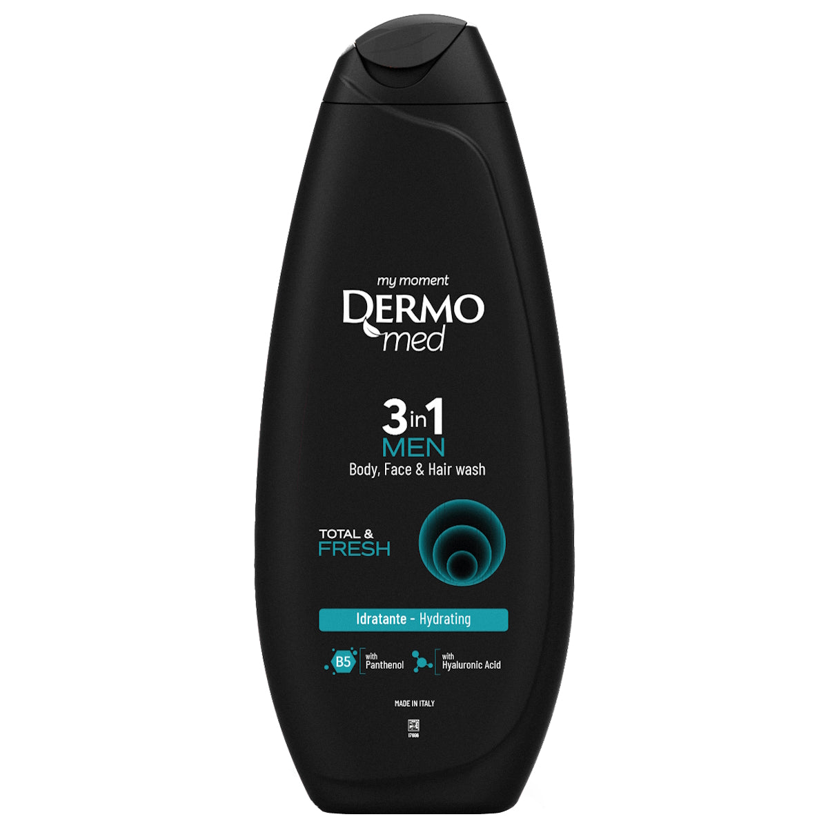 DERMOMED MEN 3 IN 1 WASH TOTAL & FRESH 450ML