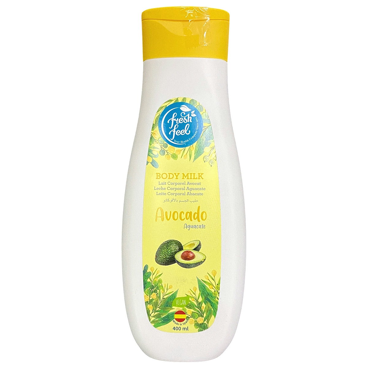NELLY FRESH FEEL BODY MILK AVOCADO 400ML (EXP:11/2026)