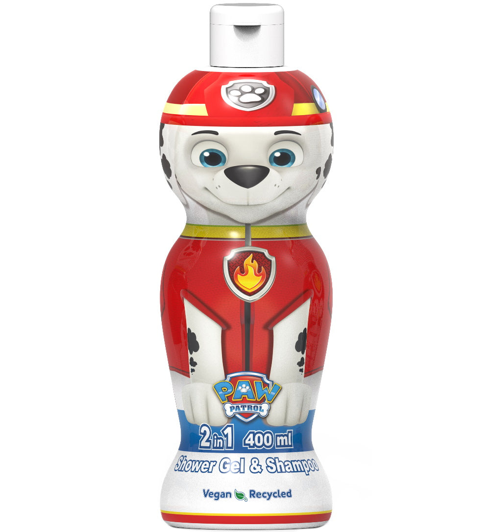AIR VAL PAW PATROL MARSHALL 1D SHOWER GEL & SHAMPOO 2 IN 1 400ML