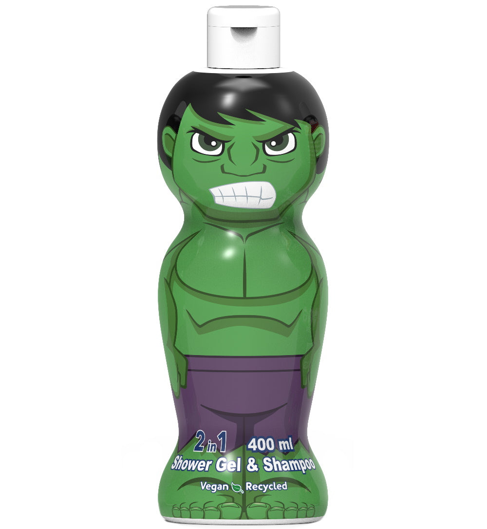 AIR VAL HULK 1D SHOWER GEL & SHAMPOO 2 IN 1 400ML