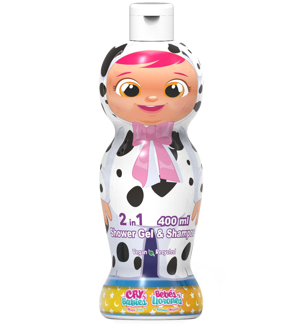 AIR VAL CRY BABIES 1D SHOWER GEL & SHAMPOO 2 IN 1 400ML