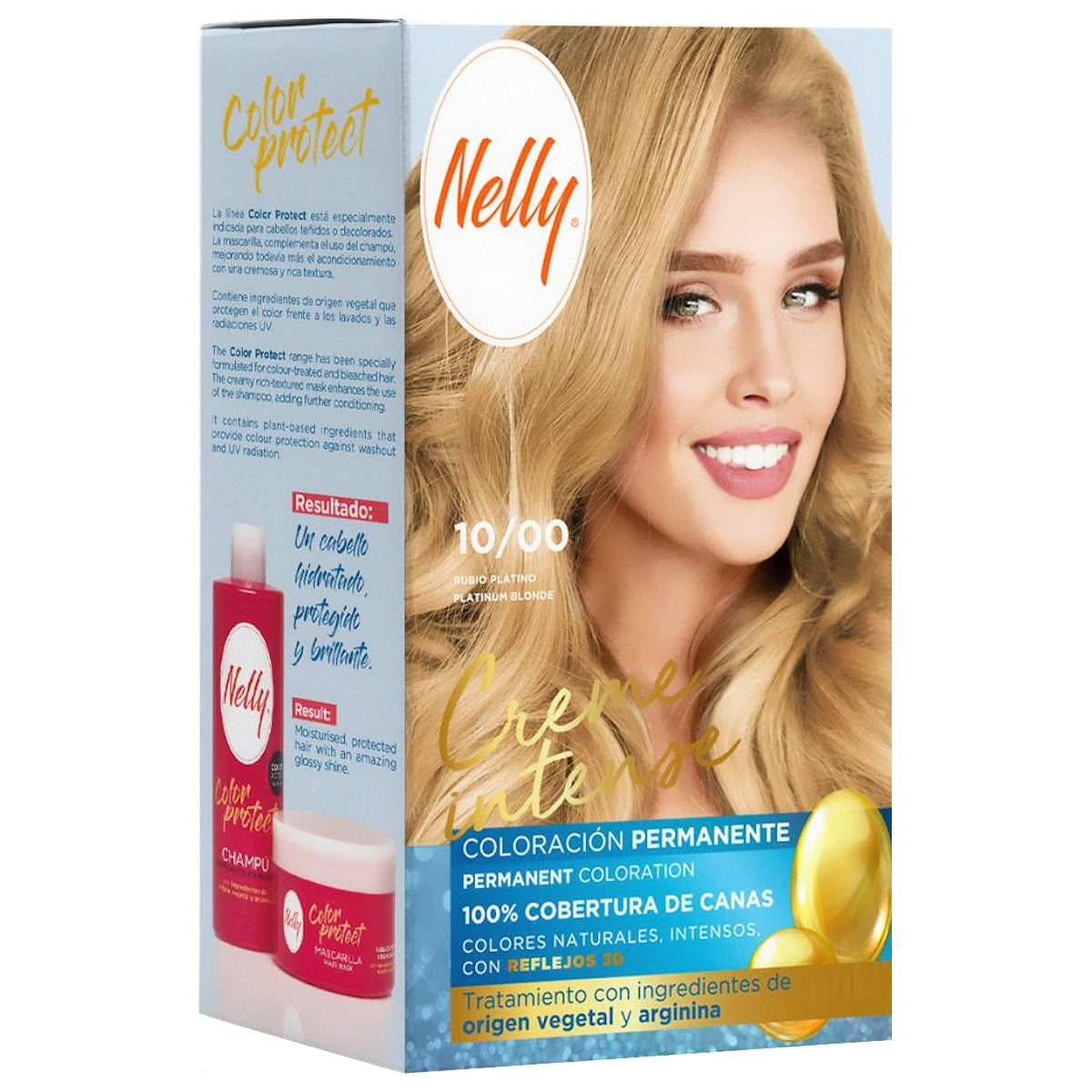 NELLY HAIR COLOR 10/00 PLATINUM BLONDE