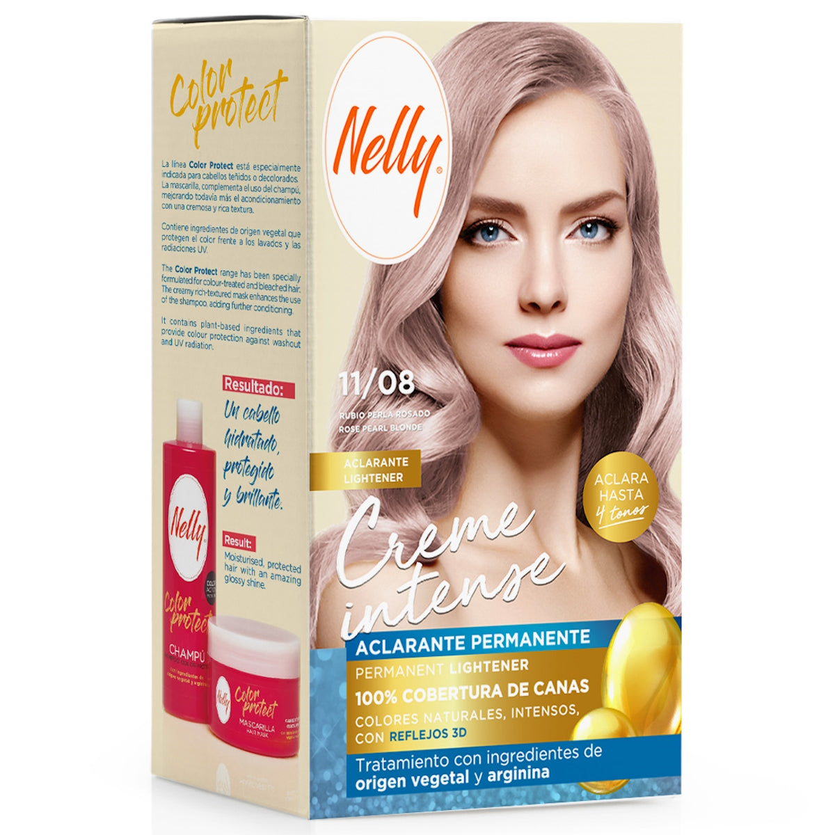 NELLY HAIR COLOR 11/08 PINK PEARL BLONDE