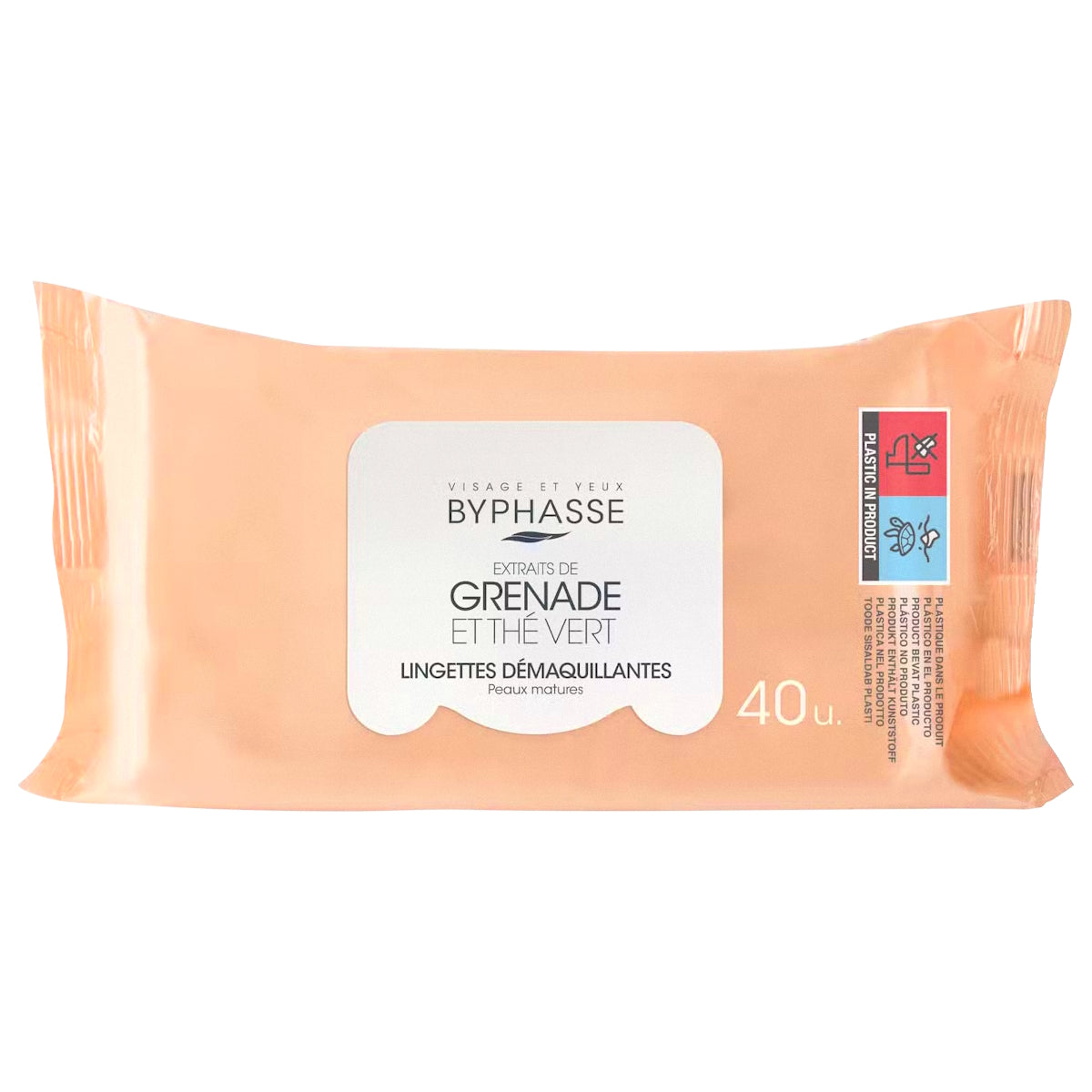 BYPHASSE MAKE UP REMOVER WIPES 40'S - MATURE SKIN