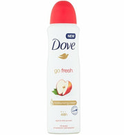 DOVE  APPLE & WHITE TEA SCENT DEODORANT SPRAY 250ML