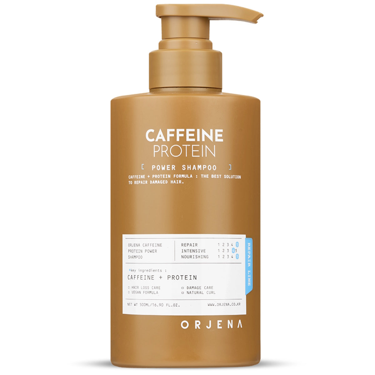 ORJENA CAFFEINE PROTEIN POWER SHAMPOO 500ML