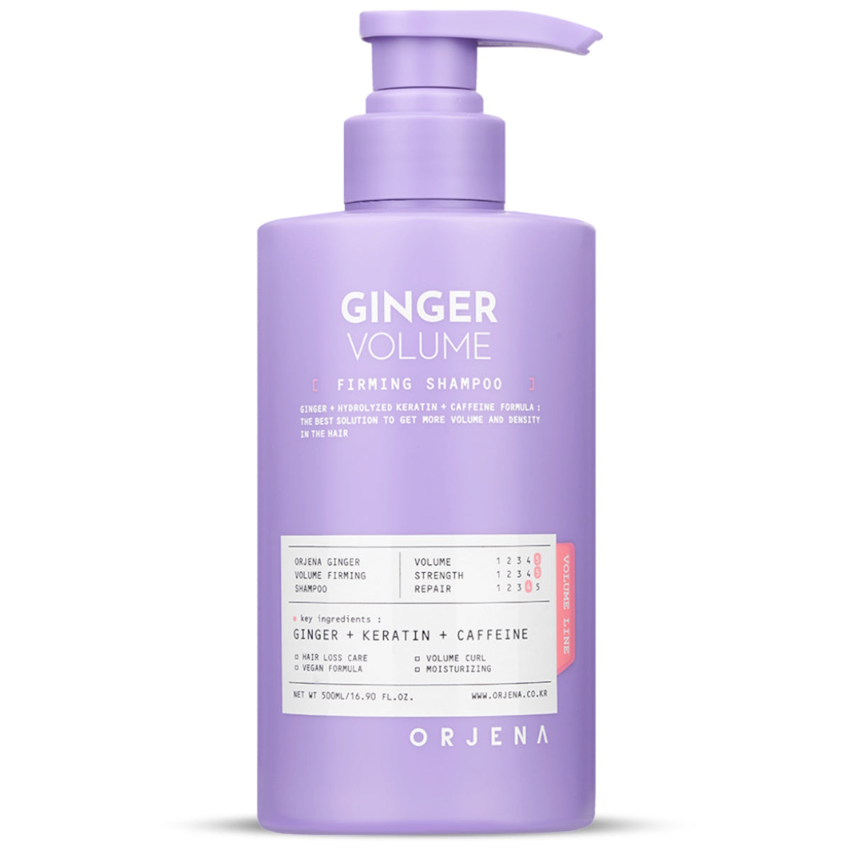 ORJENA GINGER VOLUME FIRMING SHAMPOO 500ML (EXP:01/2027)